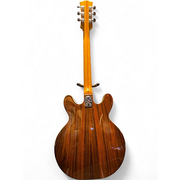 Used 1970s Univox Coily Walnut Hollow Body Electric Guitar