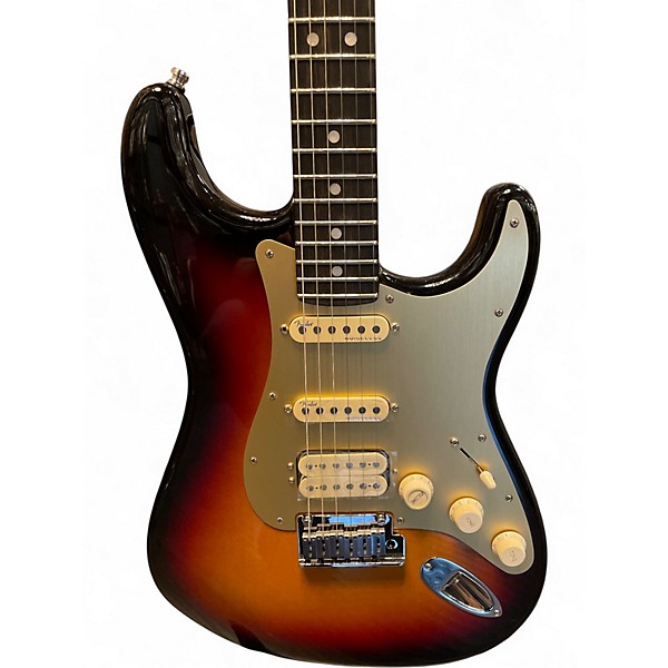 Used Fender American Ultra Stratocaster HSS 3 Color Sunburst Solid Body Electric Guitar