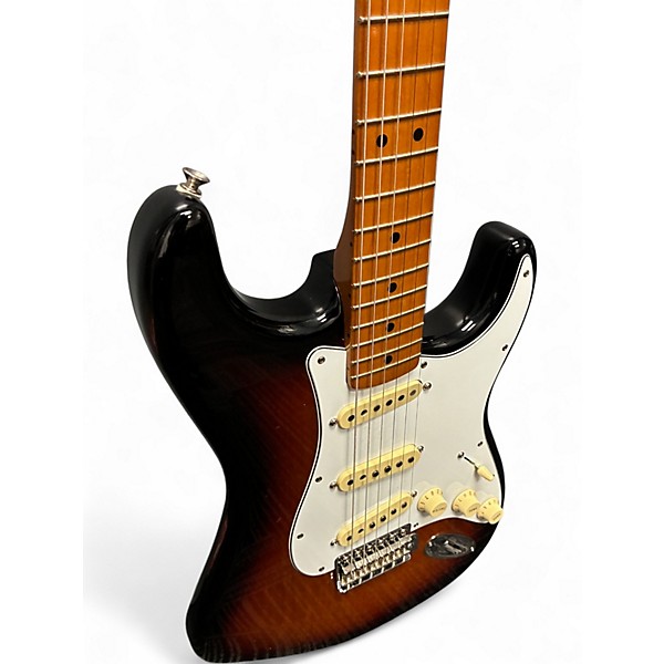 Used Fender Jimi Hendrix Stratocaster 3 Color Sunburst Solid Body Electric Guitar