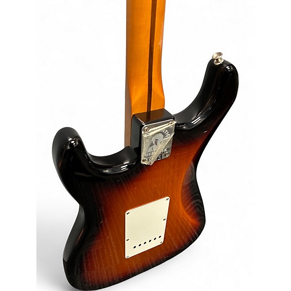 Used Fender Jimi Hendrix Stratocaster 3 Color Sunburst Solid Body Electric Guitar