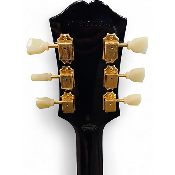 Used Epiphone LES PAUL CUSTOM P90 BLACK Solid Body Electric Guitar