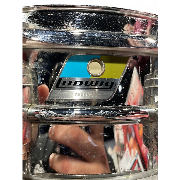 Vintage 1970s Ludwig 14X5.5 Supraphonic Snare Chrome Drum