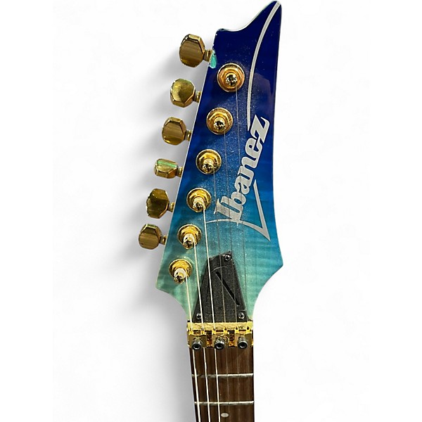 Used Ibanez RG420HPFM Blue Reef Solid Body Electric Guitar