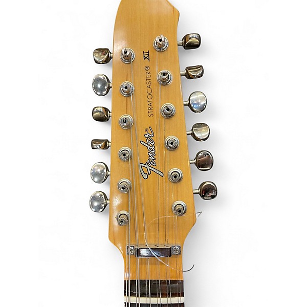 Vintage 1996 Fender STRATOCASTER XII 3 Color Sunburst Solid Body Electric Guitar