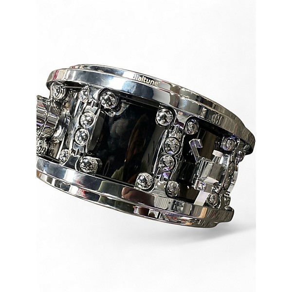 Used dialtune 6.5X14 MAPLE SNARE Trans Brown Drum