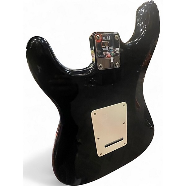 Used 2008 Fender Standard Strat® HSS Black Solid Body Electric Guitar