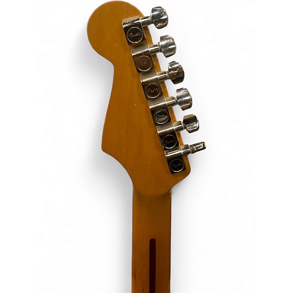 Used 2008 Fender Standard Strat® HSS Black Solid Body Electric Guitar