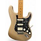 Vintage 1997 Fender Lonestar Stratocaster Shoreline Gold Solid Body Electric Guitar