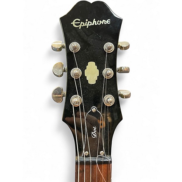 Used Epiphone Dot Metallic Aqua Marine Hollow Body Electric Guitar