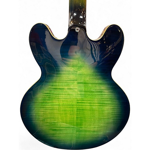 Used Epiphone Dot Metallic Aqua Marine Hollow Body Electric Guitar