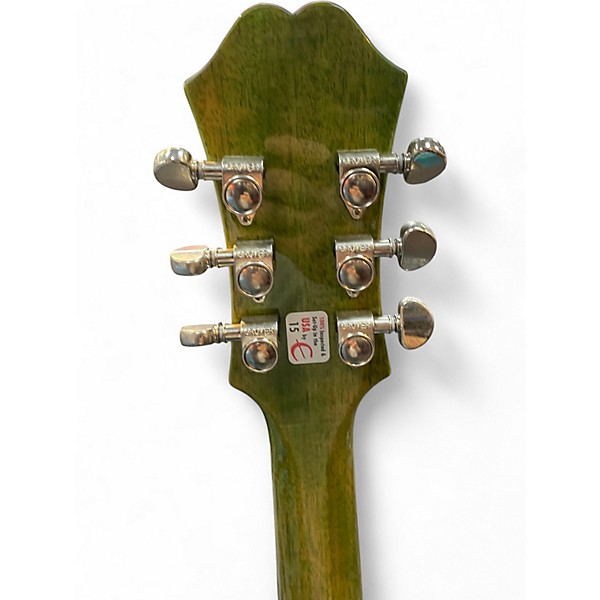 Used Epiphone Dot Metallic Aqua Marine Hollow Body Electric Guitar