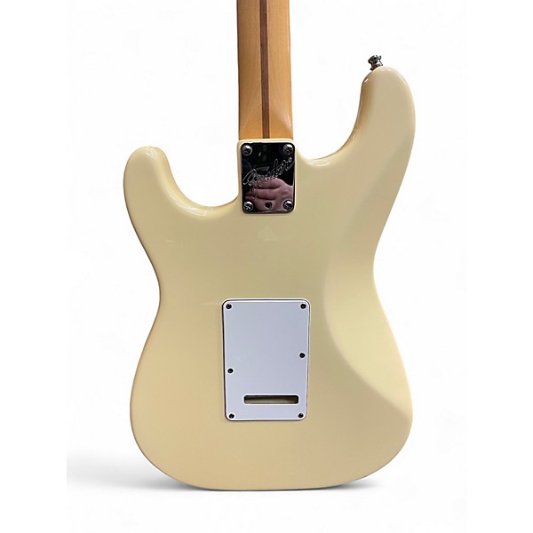 Used Fender American Standard Stratocaster Buttercream Solid Body Electric Guitar