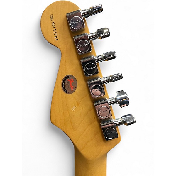 Used Fender American Standard Stratocaster Buttercream Solid Body Electric Guitar