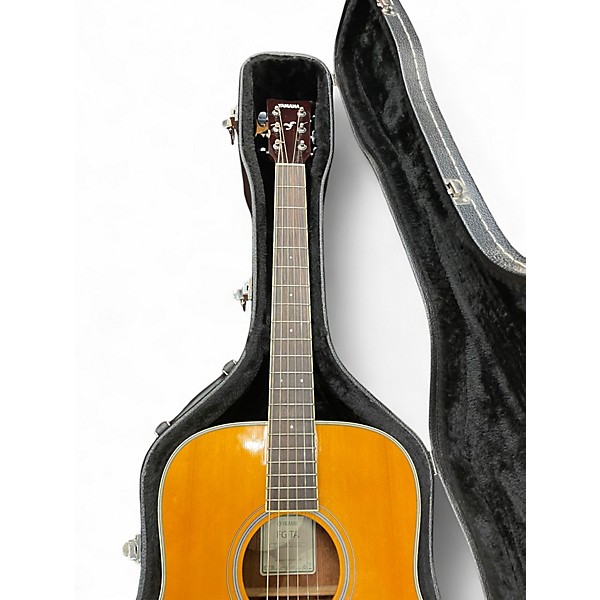 Used Yamaha FG-TA Natural Acoustic Guitar