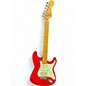 Used Squier Stratocaster Korean red Solid Body Electric Guitar thumbnail