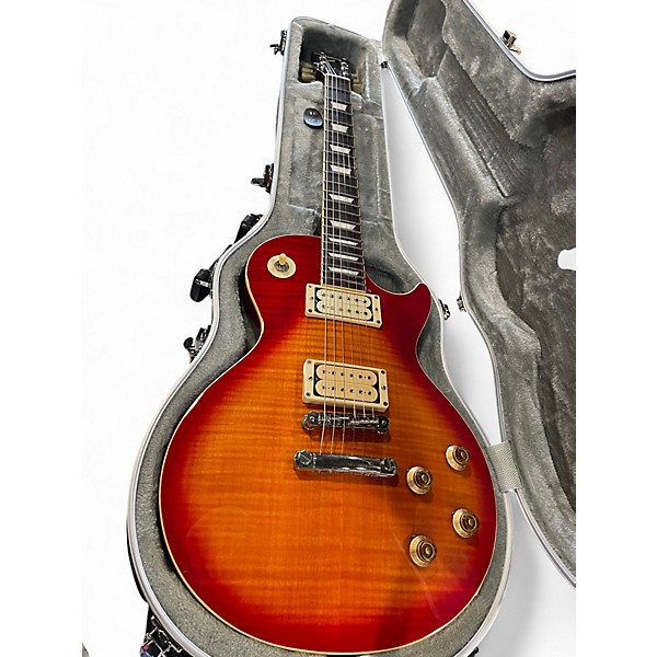 Used Burny SUPER GRAND 2 Color Sunburst Solid Body Electric Guitar