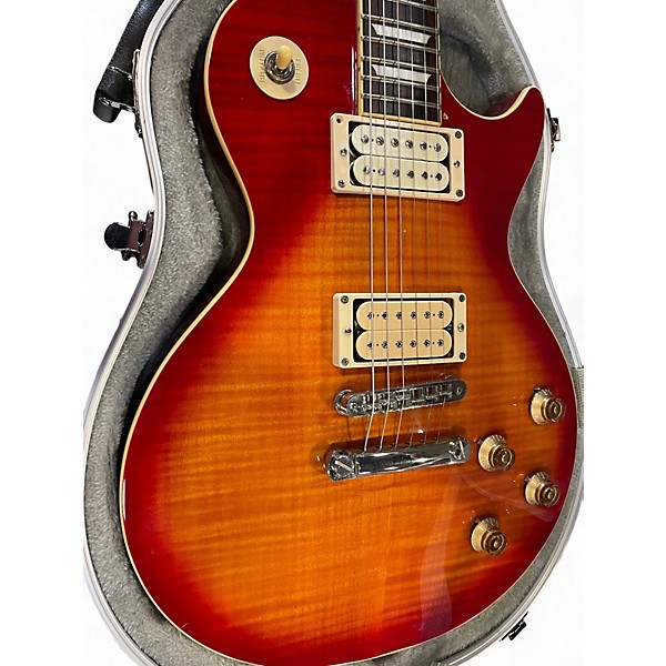 Used Burny SUPER GRAND 2 Color Sunburst Solid Body Electric Guitar