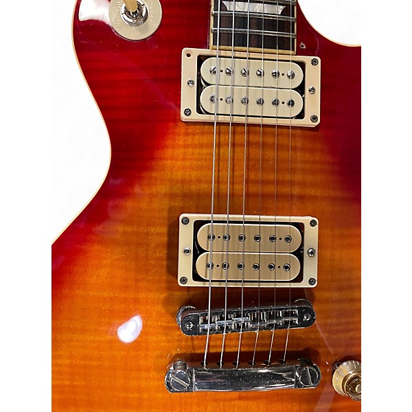 Used Burny SUPER GRAND 2 Color Sunburst Solid Body Electric Guitar