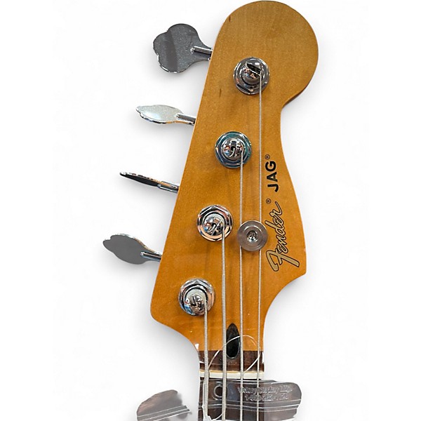 Used Fender Mark Hoppus Signature JAGUAR BASS 3 Color Sunburst Electric Bass Guitar