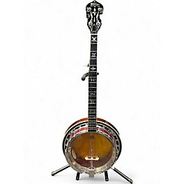Vintage 1990 Washburn B16 2 Tone Sunburst Banjo