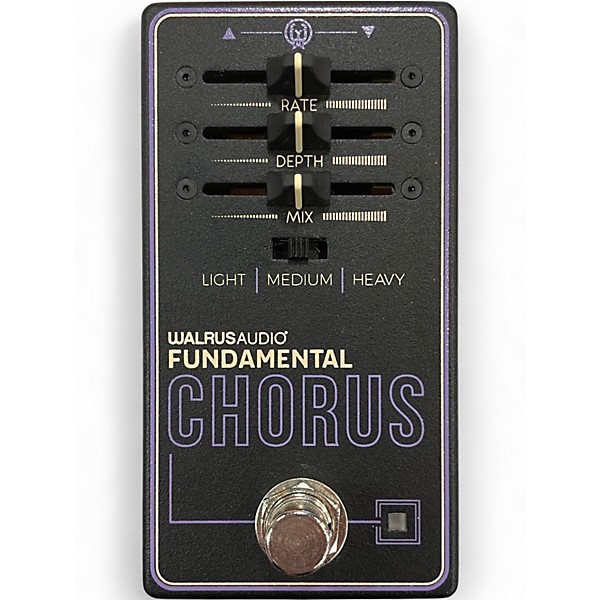 Used Walrus Audio FUNDEMENTAL CHORUS Effect Pedal