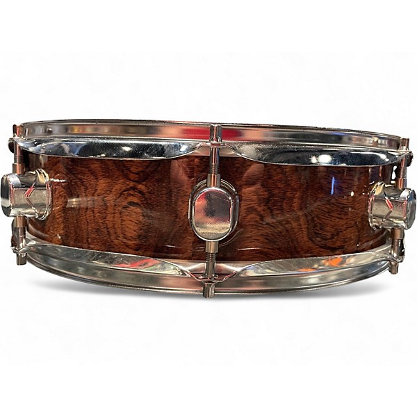 Used Glarry 13X3.5 Snare Drum Tiger Stripe Natural Drum