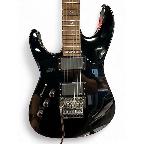 Used ESP KH602 Kirk Hammett Signature (Lefty) black Electric Guitar