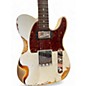 Used 2021 Fender American Custom LTD 60 telecaster relic olympic white over 3 color sunburst heavy relic Solid Body Electric Guitar thumbnail