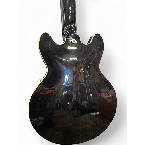Used 2022 Gibson ES-339 Trans Black Hollow Body Electric Guitar