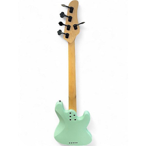 Used Schecter Guitar Research J5 LH Seafoam Green Electric Bass Guitar