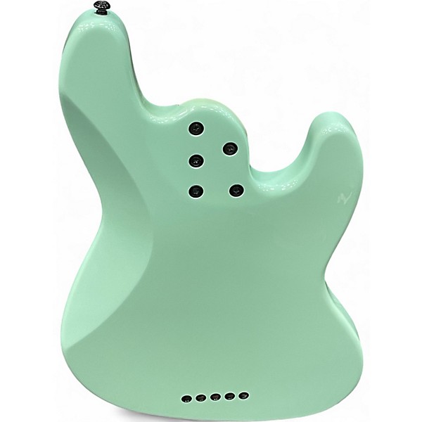 Used Schecter Guitar Research J5 LH Seafoam Green Electric Bass Guitar