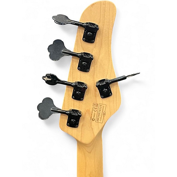 Used Schecter Guitar Research J5 LH Seafoam Green Electric Bass Guitar