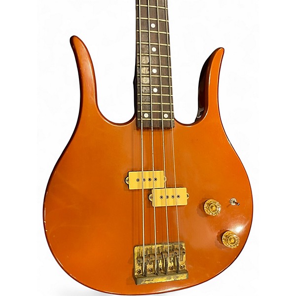 Used Hondo II Longhorn Walnut Electric Bass Guitar