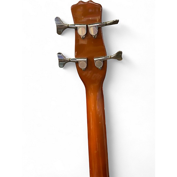 Used Hondo II Longhorn Walnut Electric Bass Guitar