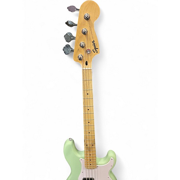 Used Squier Affinity Precision Bass Mint Green Electric Bass Guitar