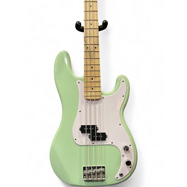 Used Squier Affinity Precision Bass Mint Green Electric Bass Guitar