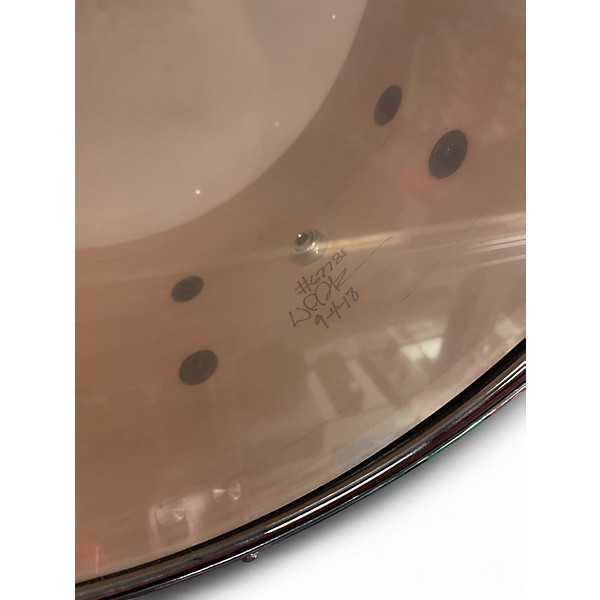 Used Pork Pie USA 7X13 EXOTIC ZEBRAWOOD SNARE Natural Drum