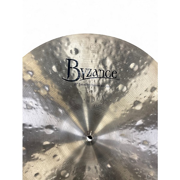 Used MEINL 20in BYZANCE EXTRA THIN HAMMERED CRASH Cymbal