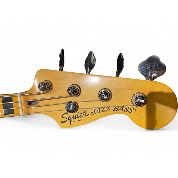 Used Squier Classic Vibe 70s Jazz Bass Natural Electric Bass Guitar