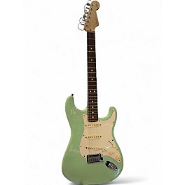 Used Fender Artist Series Jeff Beck Stratocaster Surf Green Solid Body Electric Guitar