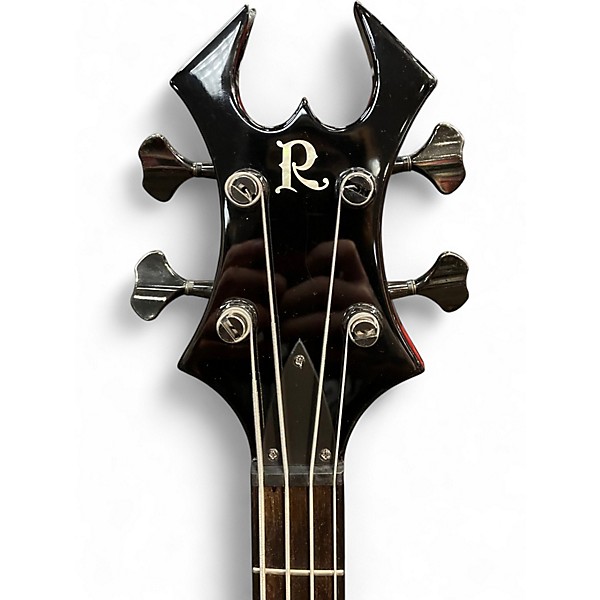 Used 2000s B.C. Rich Warlock JP165 Black Electric Bass Guitar