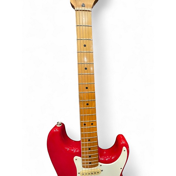 Used Fender STRATOCASTER Red Solid Body Electric Guitar