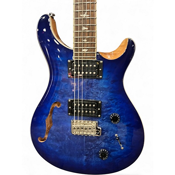 Used PRS SE Custom 22 Blue Solid Body Electric Guitar