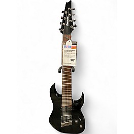 Used Ibanez RGMS8 Black Solid Body Electric Guitar