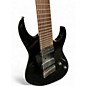 Used Ibanez RGMS8 Black Solid Body Electric Guitar