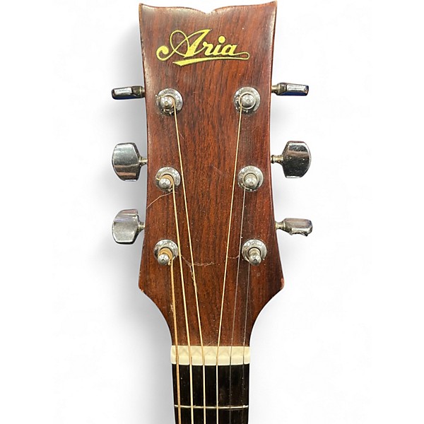 Vintage 1970s Aria lw15ms Natural Acoustic Guitar