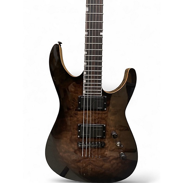 Used ESP LTD JMII Black Shadow Burst Solid Body Electric Guitar