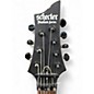 Used Schecter Guitar Research Damien 7 Floyd Rose Black Solid Body Electric Guitar