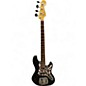 Used Fender American Deluxe Jazz Bass Montego Black Electric Bass Guitar thumbnail