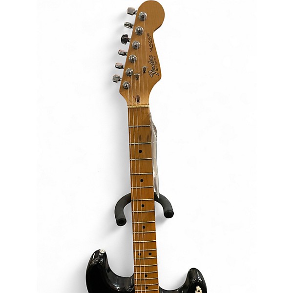 Vintage 1984 Fender American Standard Stratocaster Black Solid Body Electric Guitar